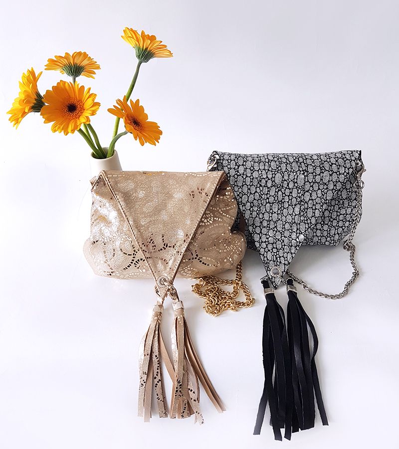 Marina Furin Berlin Künstlerin Designerin Lederskulpturen Taschen Accessoires Kunst Bags Jewelry Art Leathersculpture Drops